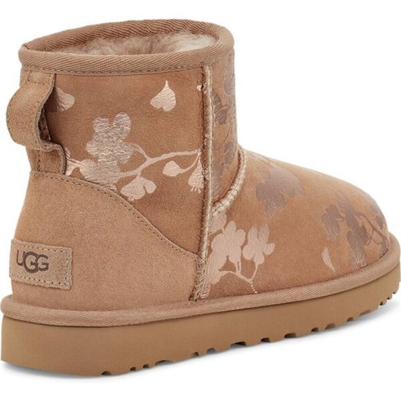 UGG Shoes - Womens Classic Mini Floral Foil Boot